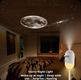 چراغ خواب و پروژکتور مدل کهکشانی Starry Sky با دیسک و لنزUltra Clear Wide-Angle Lens