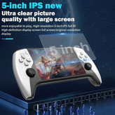 کنسول بازی دستی SF3500 Plus | صفحه نمایش 5 اینچی IPS | حافظه 2GB | خروجی FHD همراه با 2 دسته اضافه